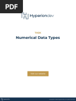 DS T04 - Numerical Data Types