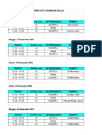 Rundown Foto Yearbook Kelas Fix Banget