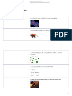 CHEMICAL REACTIONS Flashcards - Students