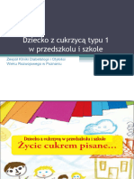 Dziecko Z Cukrzyca W Szkole Prezentacja