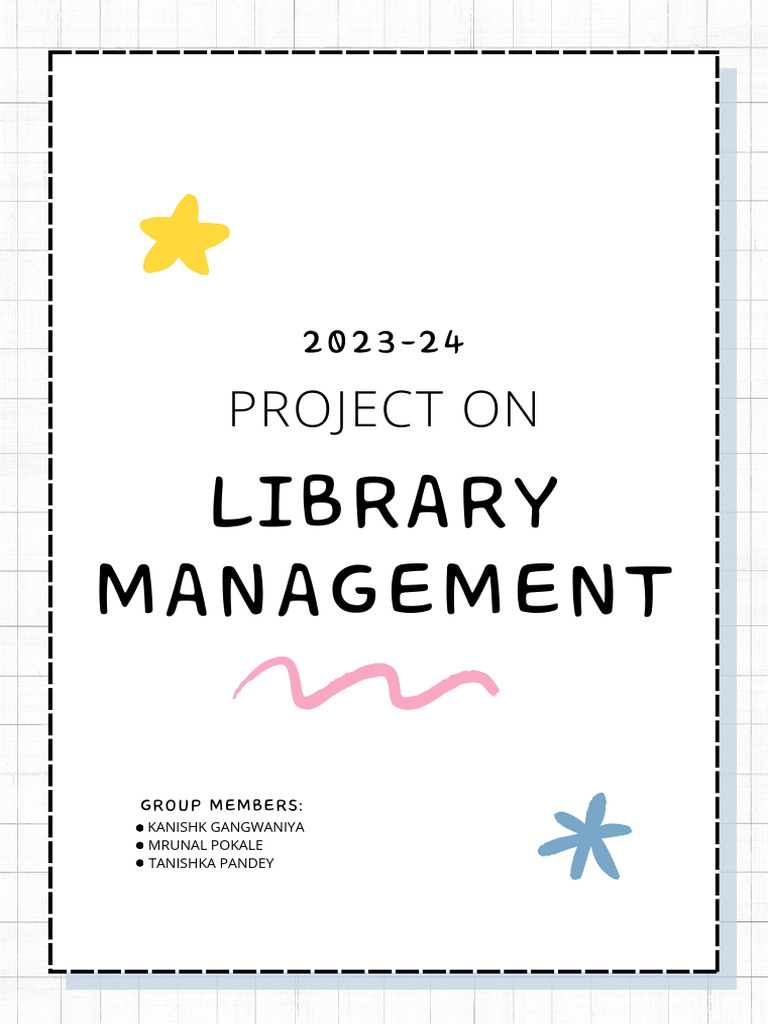 Library Management System Project 2023 | PDF | Table (Database ...