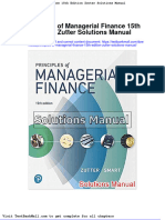 Full Download Principles of Managerial Finance 15th Edition Zutter Solutions Manual PDF Full Chapter