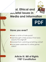 Lesson 7 Legal Ethical and Societal Issues in Media