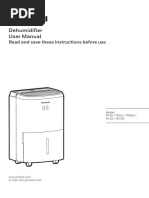 Honeywell TP Series Dehumidifier Manual