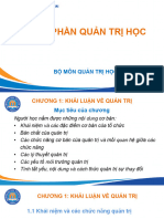 Chương 1 - Quản Trị Học