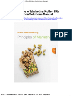 Full Download Principles of Marketing Kotler 15th Edition Solutions Manual PDF Full Chapter