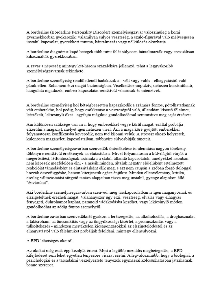 A Borderline | PDF