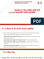 c7- Quản Trị Tài Chính Đối Với Doanh Nghiệp Khởi Nghiệp