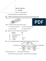 Class 11C - Physics Paper 1