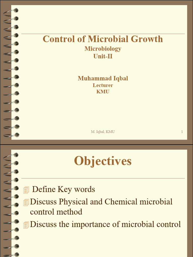 Microbial Control Methods Unit-II | Download Free PDF | Disinfectant ...