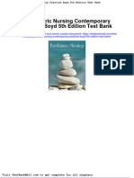Full Download Psychiatric Nursing Contemporary Practice Boyd 5th Edition Test Bank PDF Full Chapter