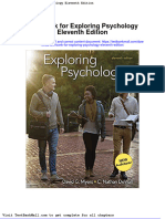 Full Download Test Bank For Exploring Psychology Eleventh Edition PDF Full Chapter