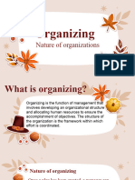 Nature of Organization