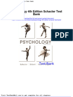 Full download Psychology 4th Edition Schacter Test Bank pdf full chapter