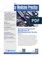 Management Methamphetamine Toxicity