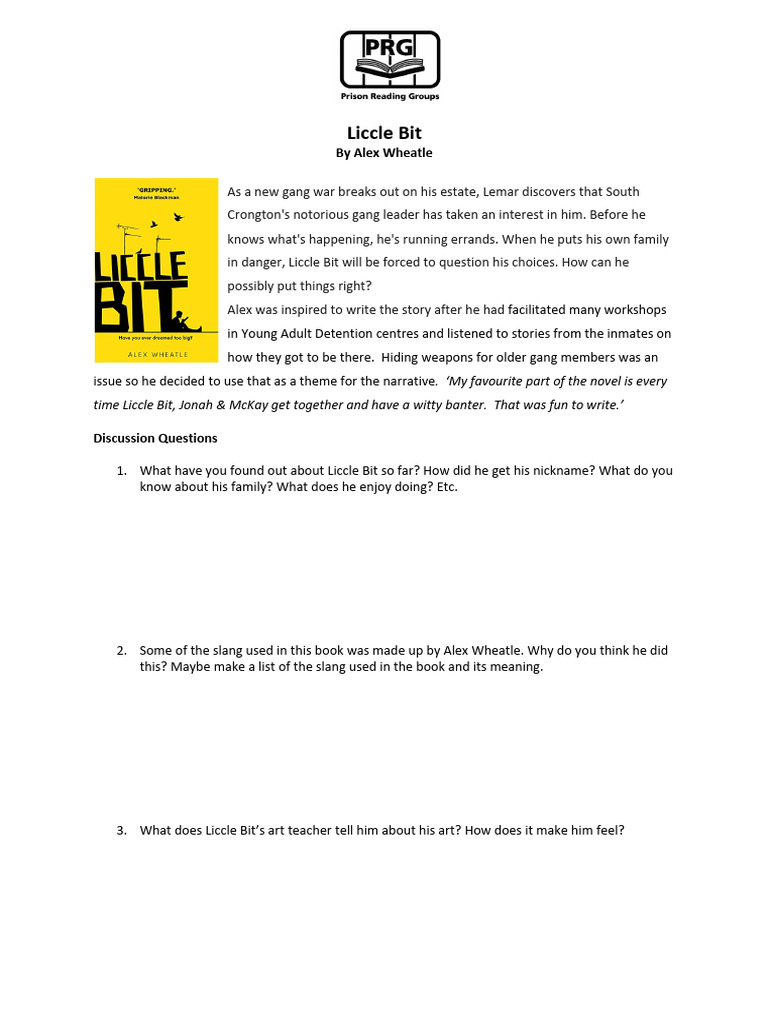 Liccle Bit by Alex Wheatle | PDF
