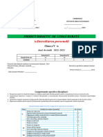 Proiect de Lungă Durată La Educația Muzicală În Clasa A V