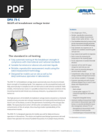 DS - Oil Breakdown Voltage Tester - DPA 75 C - BAUR - En-Gb