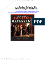 Full Download Readings in Deviant Behavior 6th Edition Calhoun Conyers Test Bank PDF Full Chapter