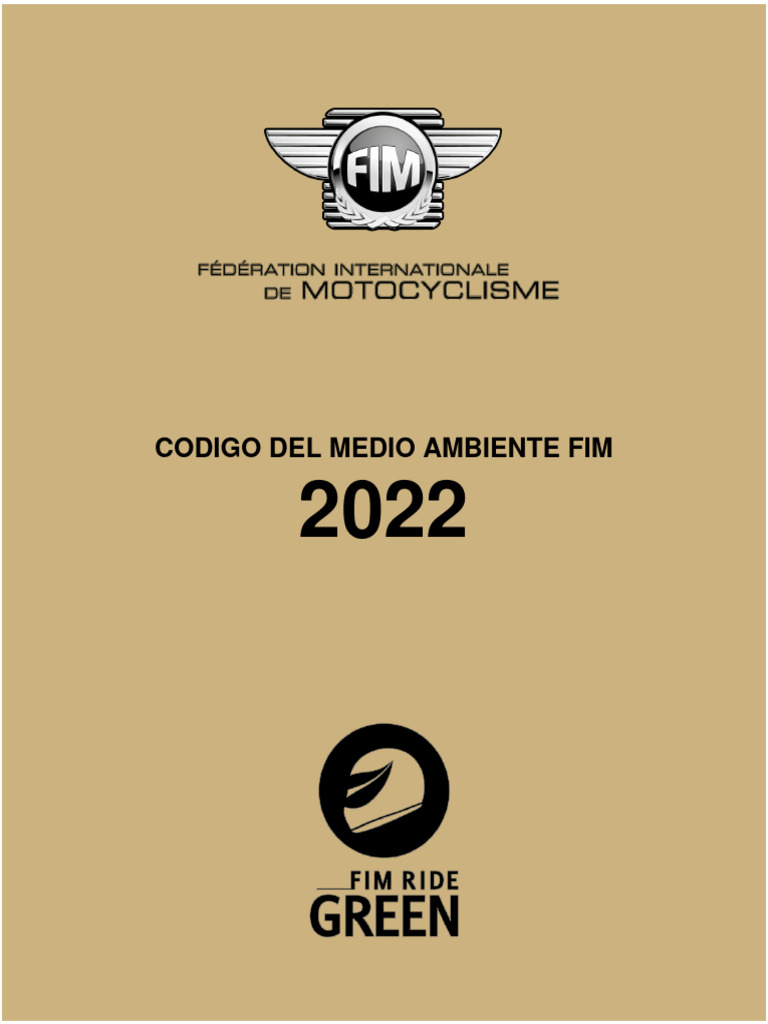 FIM Enviromnental Code 2022 ES | PDF | Residuos | Sonido