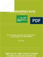 I. Planinarski Kviz