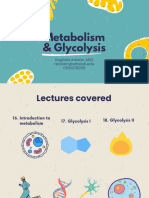 Metabolism & Glycolysis PAL - Raghda Adwan