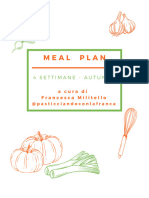 FREEBIE MEAL PLAN @pasticciandoconlafranca