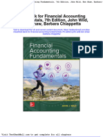 Full Download Test Bank For Financial Accounting Fundamentals 7th Edition John Wild Ken Shaw Barbara Chiappetta PDF Full Chapter