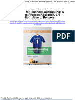 Full Download Test Bank For Financial Accounting A Business Process Approach 3rd Edition Jane L Reimers PDF Full Chapter