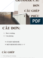 Grammar - Câu Đơn, Ghép, Phức - MĐQH