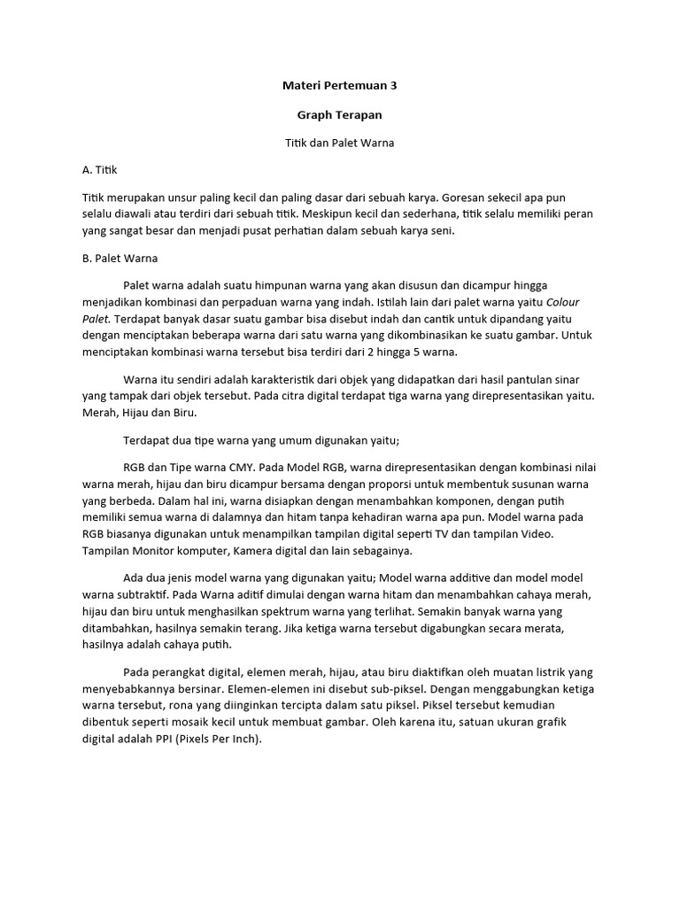 Materi Pertemuan 3 | PDF | Metode & Bahan Ajar