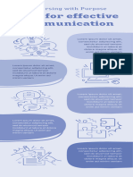 Blue Simple Effective Communication Infographic