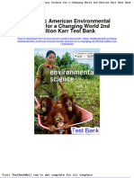 Full Download Scientific American Environmental Science For A Changing World 2nd Edition Karr Test Bank PDF Full Chapter