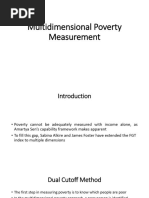 Unit 5 (2) Multidimensional Poverty Measurement