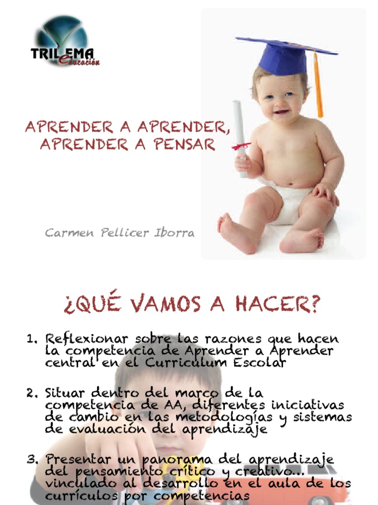 Apreder A Aprender, Aprender A Pensar | PDF | Aprendizaje | Mente