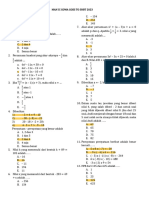 Matematika For SNBT I