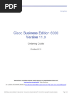 Cisco Business Edition 6000 Version 11.0 Ordering Guide