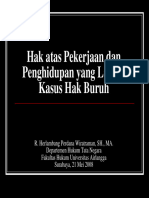 Herlambang Hak Atas Pekerjaan Dan Penghidupan Yang Layak