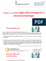 4 - Aspetti Medico Legali Delle Emergenze in Odontoiatria