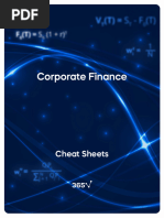 Corporate Finance Cheat Sheets