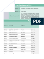 Agile Software Development Plan