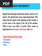 Transmission impairment