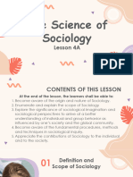 UCSP - Science of Sociology