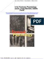 Full Download Test Bank For Forensic Psychology Joanna Pozzulo Craig Bennell Adelle Forth PDF Full Chapter