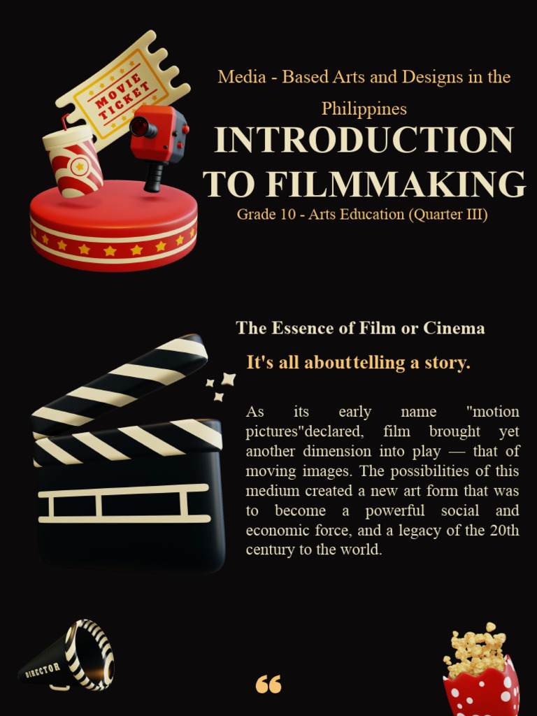 Film MediaBased Arts and Design in The Philippines PDF