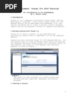 Supplement: Visual C++ 2010 Tutorial: For Introduction To C++ Programming by Y. Daniel Liang