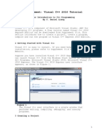 Supplement: Visual C++ 2010 Tutorial: For Introduction To C++ Programming by Y. Daniel Liang