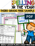 For The Year!: Third Grade Free Sample