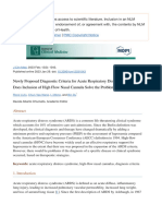 Newly Proposed Diagnostic Criteria For Acute Respiratory Distress Syndrome - Does Inclusion of High Flow Nasal Cannula Solve The Problem? - PMC