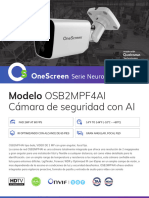 OneScreen NeuroCam OSB2MPF4AI Spec Español